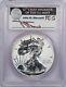 2011-P Silver Eagle $1 Reverse Proof Coin, PCGS PR69 Mercanti Signed, 1st Strike