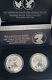 2021 W and S Reverse Proof 2-Coin Silver Eagle Ounce Designer Edition Set
