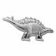 2022 Solomon Islands Dinosaurs Stegosaurus 2oz Silver Reverse Proof Coin