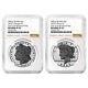 2023-S Reverse Proof $1 Morgan and Peace Dollar 2pc Set NGC PF70 Brown Label